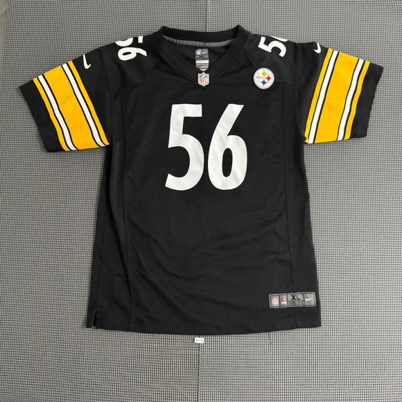 Nike Other - Nike NFL Pittsburgh Steelers LaMarr Woodley 56 Jersey Youth XL Black Football